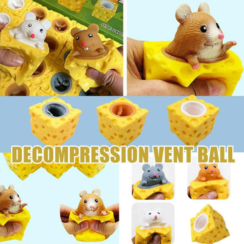 Mouse Cheese Cup Fidget Toy for Stress Relief 1