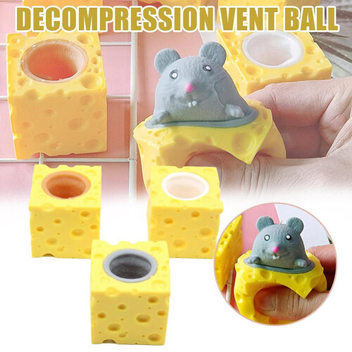 Mouse Cheese Cup Fidget Toy for Stress Relief 2