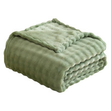 Purple Bunny Plush Blanket 3D Bubble Texture 50x60in