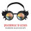 Steampunk Goggles with Rainbow Crystal Lenses 2