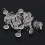 Clear Head Twist Pins for Upholstery 50PCS 4