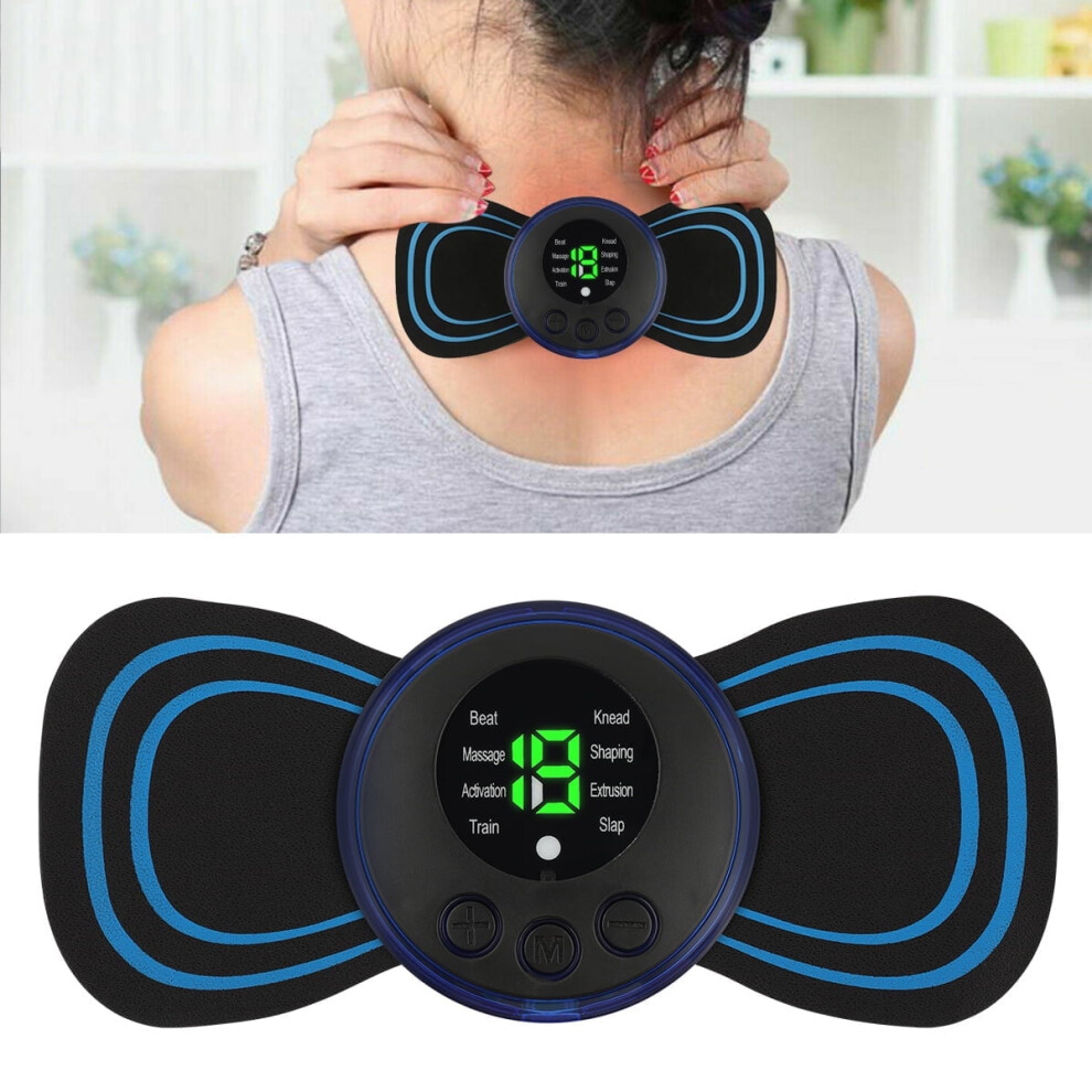 EMS Neck Massager Portable Cervical Stimulator 5 Piece