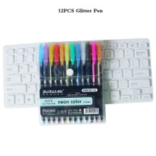 Gel Pens Set Pastel Metallic Neon Glitter 12 pcs