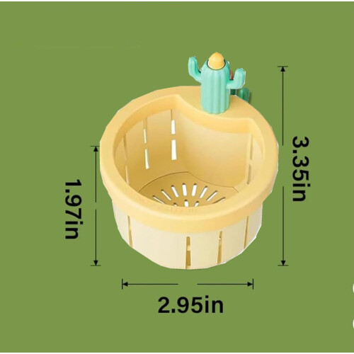 Cactus kitchen sink drain strainer with lift basket and 1