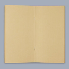 Handmade TN Leather Notebook Refill 165x95mm A5 Kraft Blank