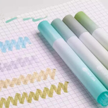 Glitter marker pens fluorescent pastel 4 pcs