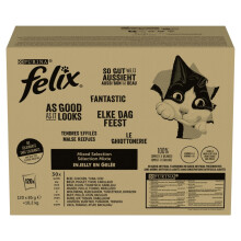 PETREPUBLIC Adult Halibut and mackerel box - wet cat food - 4x100g