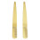 Pinzas para cejas de aero inoxidable doradas, dubbel 5