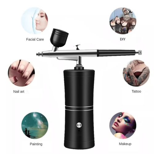 Kit aérographe avec compresseur sans fil rechargeable (1 kit) 2