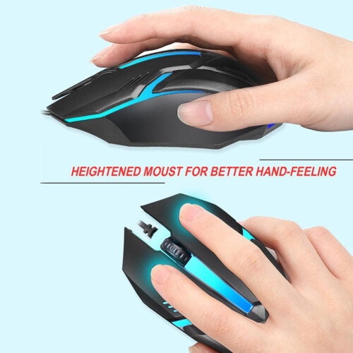 Ergonomisk kablet spillmus for PC og bærbar PC 2