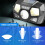 OUSITAI LED rechargeable headlamp 6 modes adjustable 5