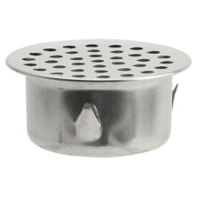 Takrenne i rustfritt stål med papp, 100 mm