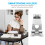 Aluminium tablet stand silver for home office 7