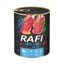 Rafi märkä koiranruoka lampaanlihalla 800 g