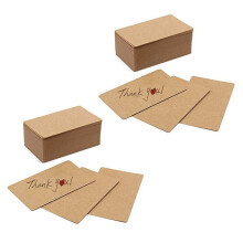 Blank Kraft Paper Business Cards DIY Gift Cards 200 pcs