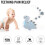 OUSITAI Dinosaur Silicone Teether BPA-Free Organic Gray 4