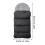 Stroller Sleeping Bag Waterproof Windproof 1 Pack 3