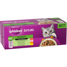 WHISKAS Tasty Mix Chef's Selection in Sauce - wet cat food - 40x85g