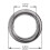 K32 Orange Blackout Thermal Curtain Panel Silver Grommet 95 6