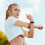 Women's Arm Shapers Beige Black Slimming Compression Sleeve 6