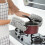 Leott oven mitts heat-resistant cotton set 5