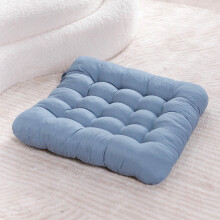 Floor Cushion Cotton Linen Square 15.7" x 15.7" x 0.8"