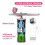 Portable Air Compressor Kit Pink 7.4V 34PSI 5
