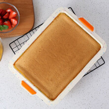 Wileqep rectangular silicone cake mold nonstick 13.58 x