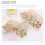 Pettine per capelli da donna con strass, accessorio da sposa, 4 pezzi 4