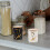 Ceramic Tea Canister with Lid Marble Pattern 2 Sets 6