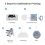 Sublimation Door Hanger Blanks White Hardboard 6 pcs 3