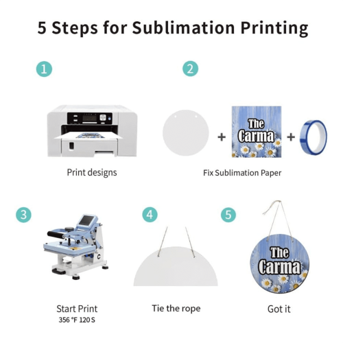 Sublimation Door Hanger Blanks White Hardboard 6 pcs 2