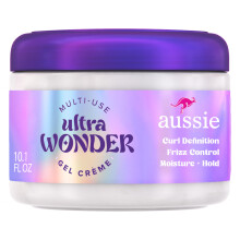 Aussie Ultra Wonder Gel Crème All-in-1 Feuchtigkeitshaltiger Styler, Gel + Creme, für alle Haartypen, 10.1oz