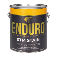 General Finishes Enduro RTM Water Based Houtbeits, 1 Gallon, Tint Grijs