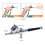 Airbrushset met instelbare 40 PSI compressor (dubbele werking) 3