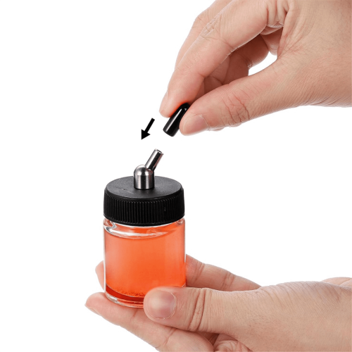 Γυάλινα μπουκάλια αερογράφου σετ 22ml, συσκευασία των 10 2