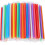 Wileqep smoothie straws multi-color 100 pcs 0.43" x 9.45" 1