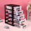 Storage Cabinet Plastic Drawer Organizer 5 Layers Black 8
