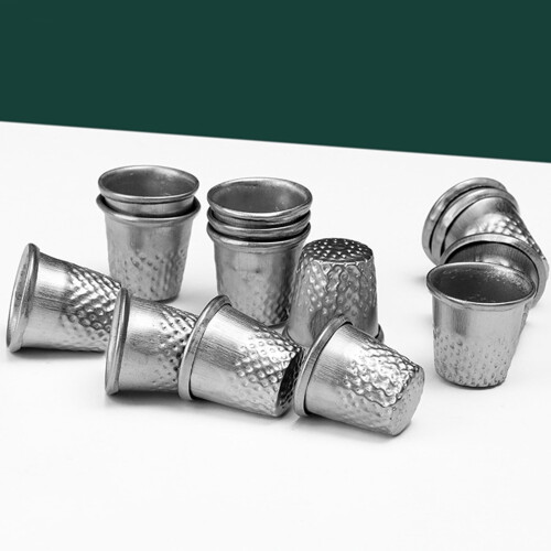 Metal thimble cap for sewing 10 pcs 1