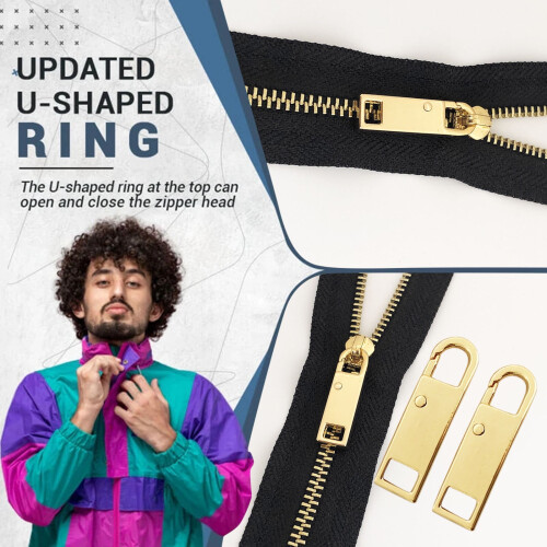 Zipper Pull Replacement Kit for Luggage - Heavy Duty, 1