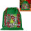 Christmas candy drawstring bag cartoon theme 12 pcs 1