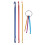 Tunisian crochet hook aluminum 6 pcs 1