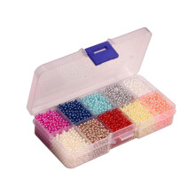 Round undrilled faux pearl beads multi-color 3mm 5500 pcs