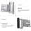 Security Door Reinforcement Latch Childproof Lock 1 Pack 5