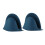 Silicone Anti-Scalding Kitchen Gloves Blue 1