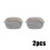 Silicone Air Fryer Baking Tray Gray 2PCS 1