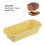 Silicone Bread Pan Rectangular 11 Inch Yellow 1