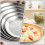Forma redonda de aço inoxidável para bolos e pizzas, 30 cm (12 polegadas) 5