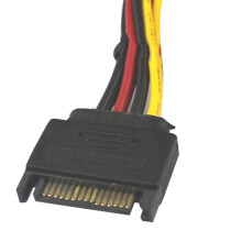 JINGXI IDE power splitter 15-pin to dual 4-pin
