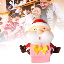 Christmas Santa and Snowman Couple Micro Scenery Decoration